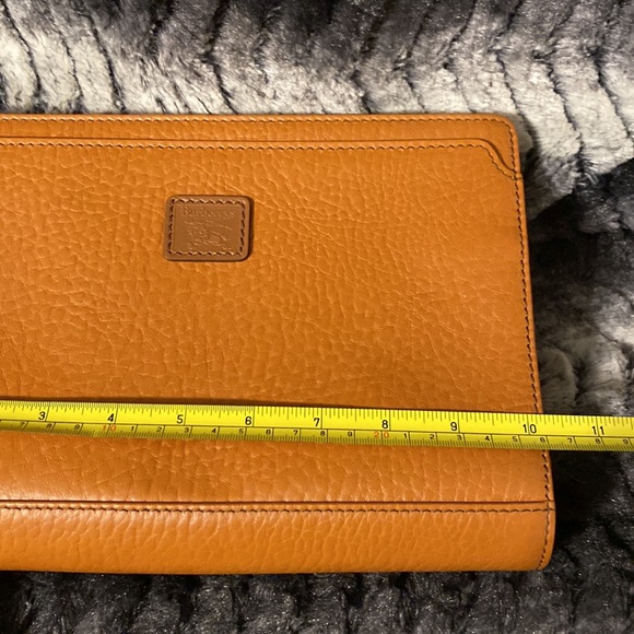 Burberry Brown Leather Clutch/Wristband Bag